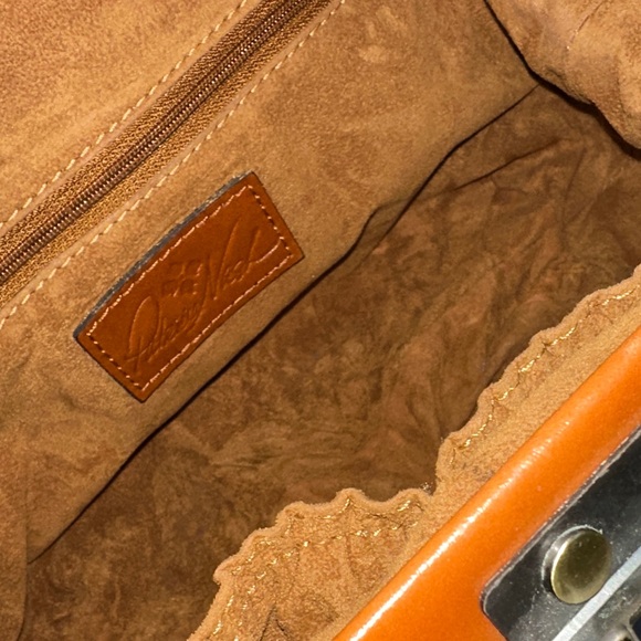 Patricia Nash vintage leather Dr Bag shoulder bag - Picture 6 of 8